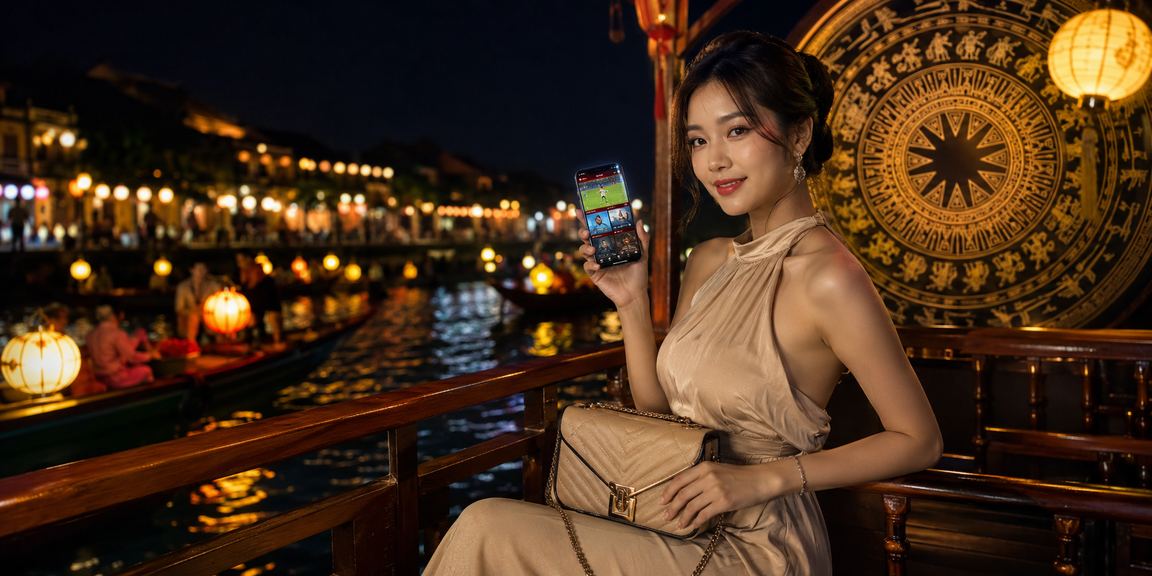 Người dùng kiểm tra bảng thông tin xổ số và lịch quay trong ngày